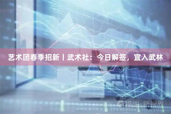 艺术团春季招新丨武术社：今日解签，宜入武林